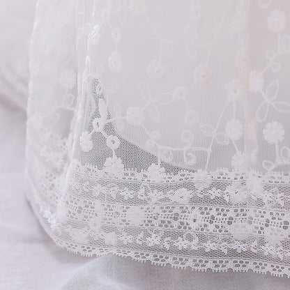 Children'S Dress Baby One Year Old Baby Princess Dress Embroidery White Wedding Dress Baby Wash Dress Dress