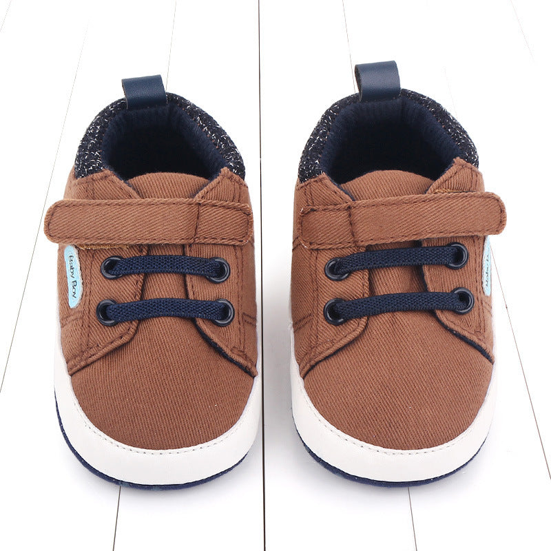 Baby Shoes Soft Sole Baby Shoes Male Baby Velcro Toddler Shoes